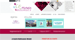 Desktop Screenshot of ce-michelin-bourges.fr